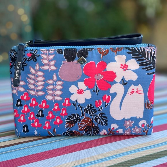 kate spade Handbags - SOLD  KATE SPADE "Jae Garden Cat" Kitty Wristlet